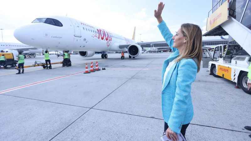 Pegasus’un 100. uçağı ‘Cumhuriyet’in ilk rotası Ankara oldu
