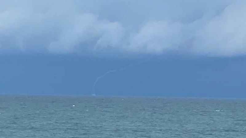 Karadeniz açıklarında hortum çıktı