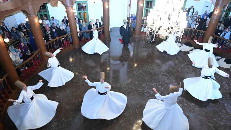 Bursa'da 4 asırlık mevlevihanede 98 yıl sonra ilk sema