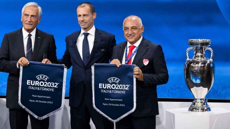 EURO 2032'ye Türkiye ve İtalya ev sahipliği yapacak