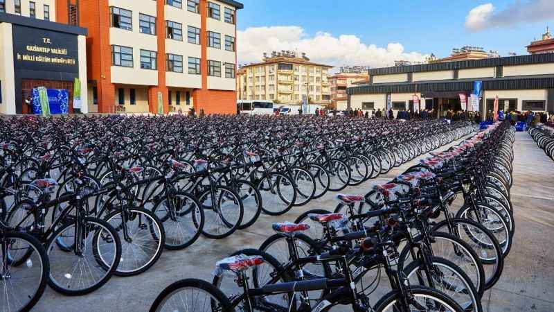 Gaziantep Büyükşehirden 40 bin öğretmene bisiklet