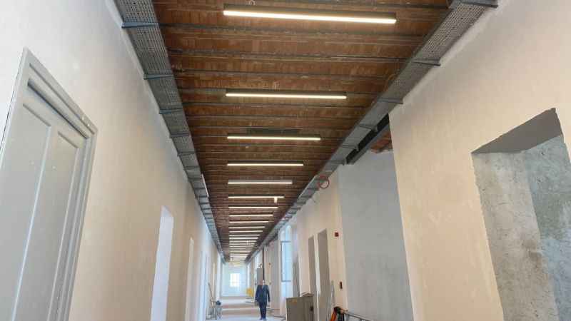 Yanan Balıklı Rum Hastanesi’nin restorasyonu devam ediyor