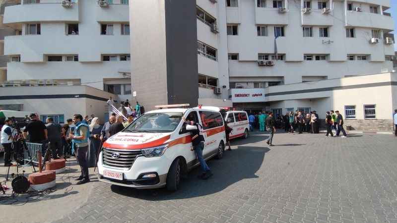 Gazze'deki yaralı siviller Şifa Hastanesi'nde yaşam savaşı veriyor