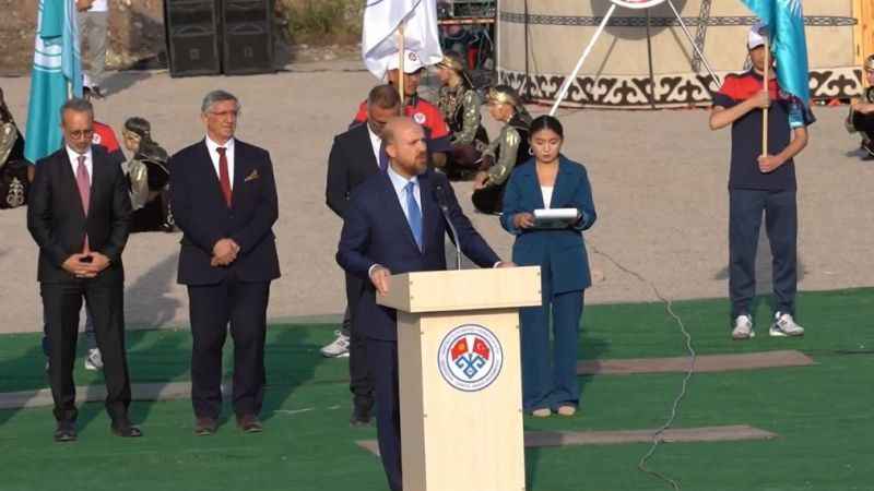Bilal Erdoğan Bişkek’te Geleneksel Spor Oyunları’nın açılışını yaptı