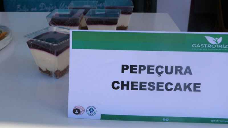 GastroRize Festivalinin gözdesi ‘Pepeçuralı Cheesecake’