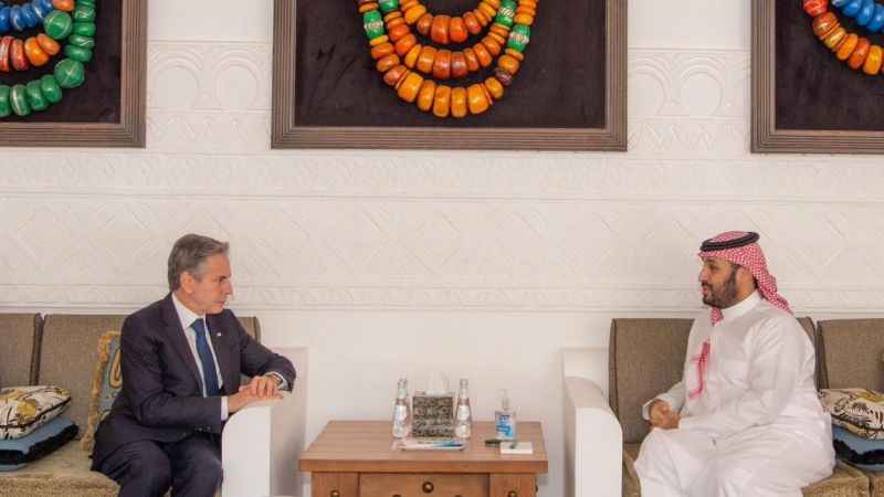 Blinken, Suudi Arabistan Veliaht Prensi Selman’la görüştü