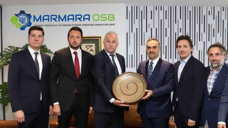 Sanayi ve Teknoloji Bakanı Mehmet Fatih Kacır, Marmara OSB hakkında bilgi aldı