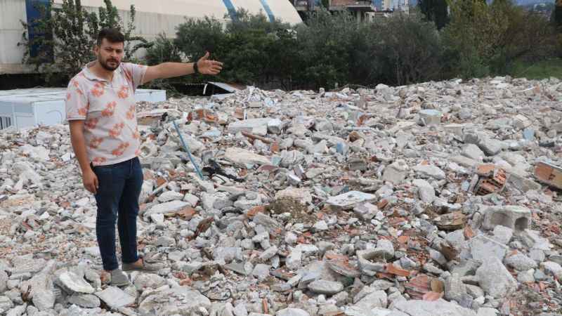 Depremzedeye 400 bin TL’lik moloz engeli