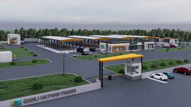 İç Anadolu'nun en büyük Canlı Hayvan Borsası Kayseri'de açılıyor