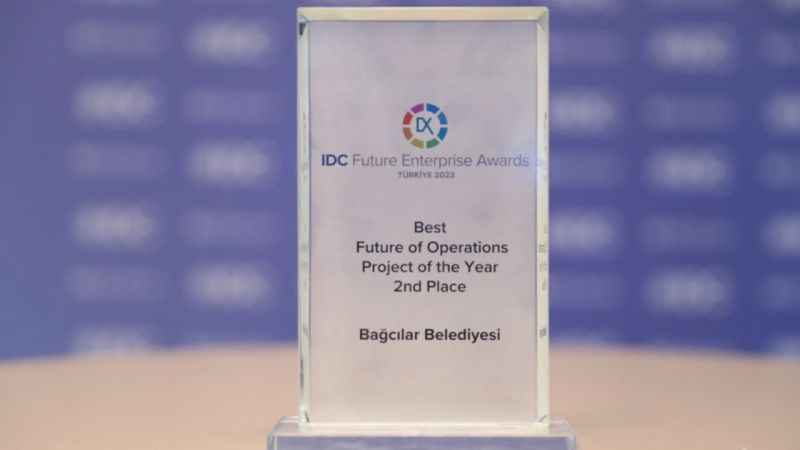 Bağcılar Belediyesi'nin “Dijital Şehir İkizi Sürdürülebilir Şehir Yönetimi Projesi”ne ödül
