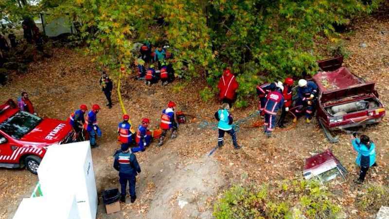 Malatya UMKE’den nefes kesen tatbikat