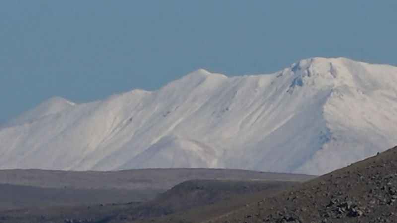 Ardahan'ın yüksek kesimleri karla kaplandı