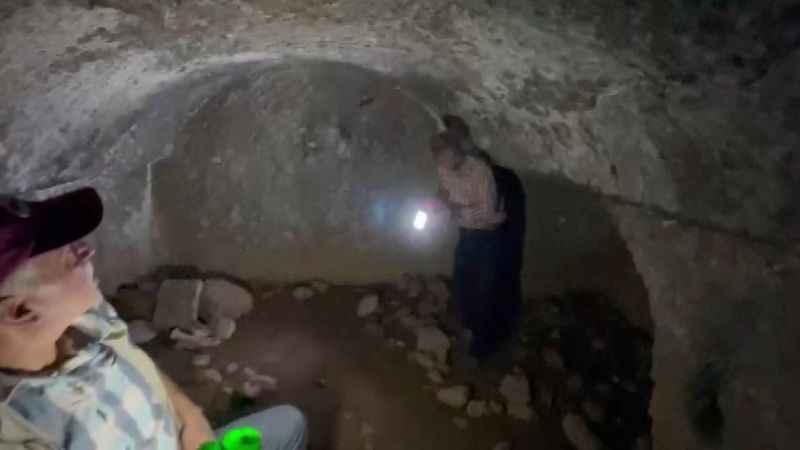 Yol yapımı sırasında yer altı şehri ortaya çıktı