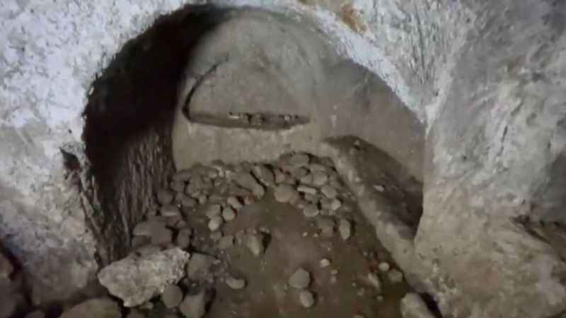 Yol yapımı sırasında yer altı şehri ortaya çıktı