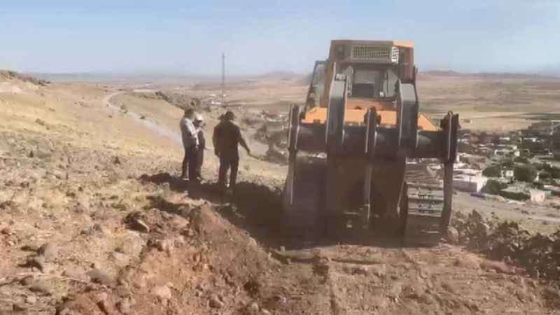 Yol yapımı sırasında yer altı şehri ortaya çıktı