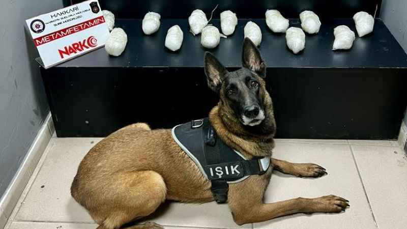 Hakkari'de bir araçta 14 kilo 620 gram metamfetamin ele geçirildi