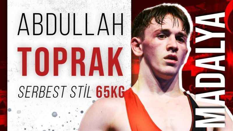 U23 Dünya Güreş Şampiyonası’nda Abdullah Toprak’tan bronz madalya