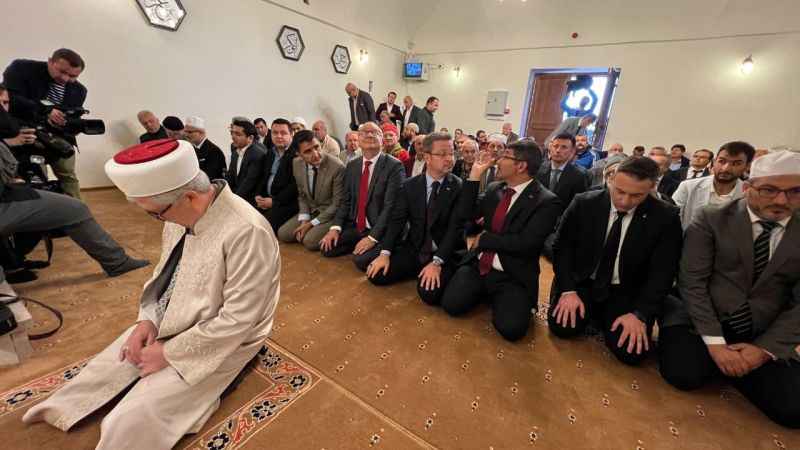 710 yıllık Fetih Mescidi ibadete yeniden açıldı