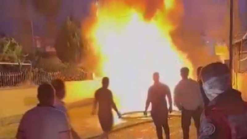 Hatay’da çıkan yangın korkuttu