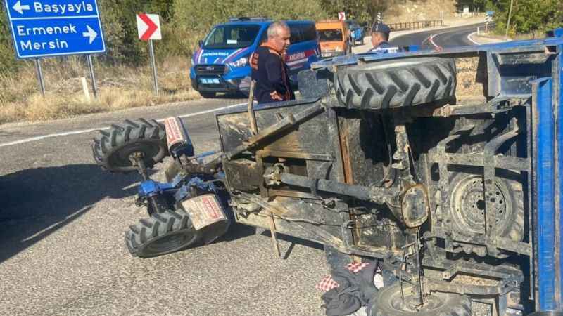 Karaman'daki trafik kazasında 1 kişi öldü, 2 kişi yaralandı