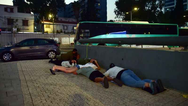 Tel Aviv'e atılan roketler havada imha edildi