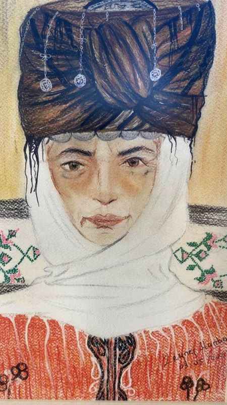 Adıyaman'ın yüz yıllık kıyafet tarihi tuvale aktarıldı