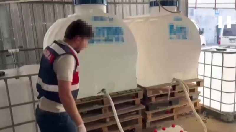 İstanbul'da 15 milyon liralık sahte içki operasyonu