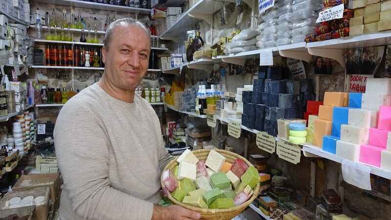 Mardin'in doğal sabunları turistlerin tercihi