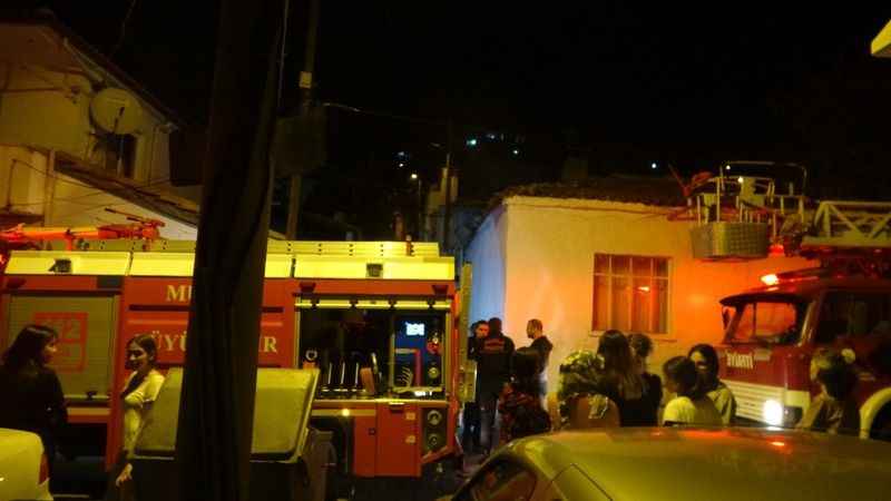 Muğla Menteşe’de çıkan yangın korkuttu