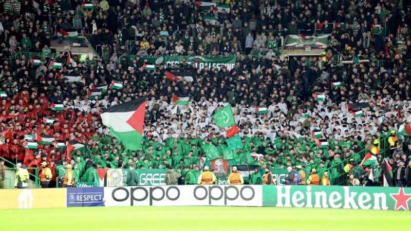 Celtic'ten Filistin bayrağı açan taraftarlara yasak