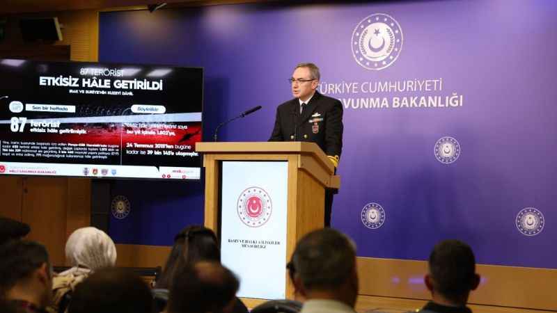 Son bir haftada 87 terörist etkisiz hale getirildi