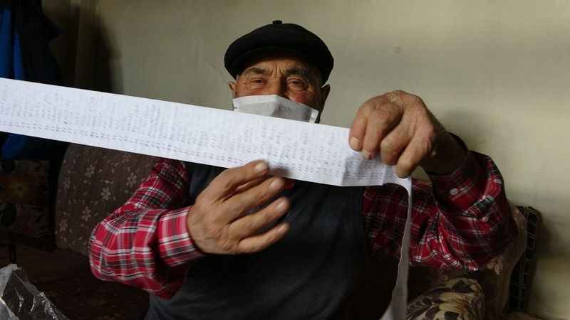 68 yıldan beri köyü ile ilgili günlük tutuyor!