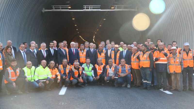 Bolu Dağı Tüneli törenle hizmete açıldı