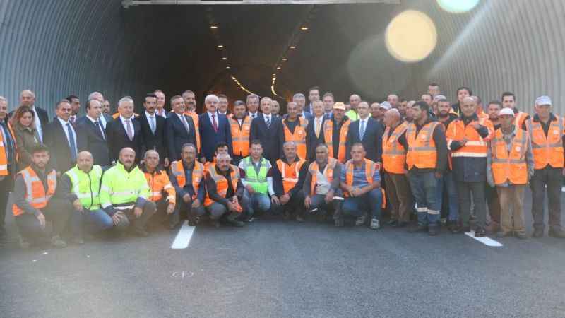 Bolu Dağı Tüneli törenle hizmete açıldı