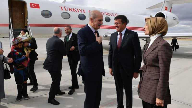 TBMM Başkanı Kurtulmuş’u Denizli heyeti karşıladı