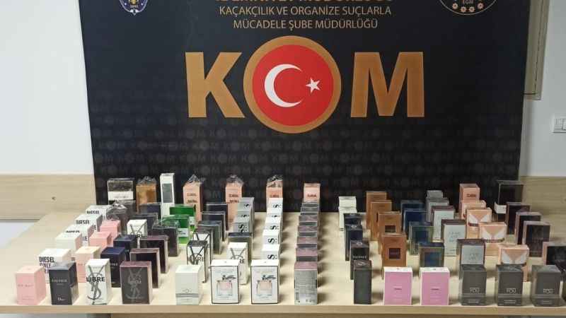 Kastamonu’da 91 adet kaçak parfüm ele geçirildi