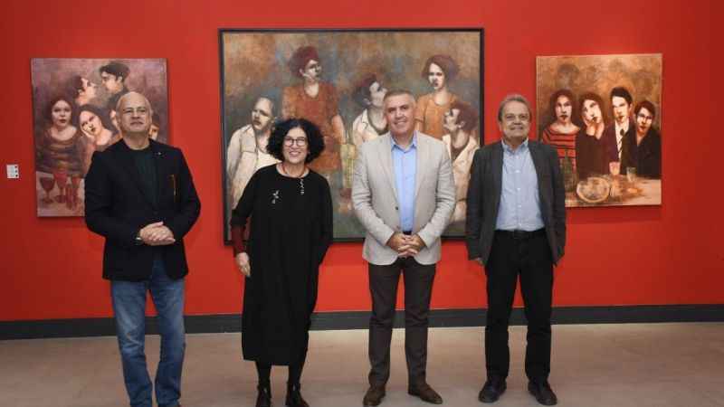 Sema Barlas'tan "Sesler ve Yüzler" resim sergisi 