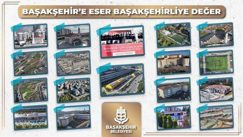Başakşehir Belediyesi, “Başakşehir’e eser, Başakşehirliye değer” sloganıyla çalışmalarına devam ediyor