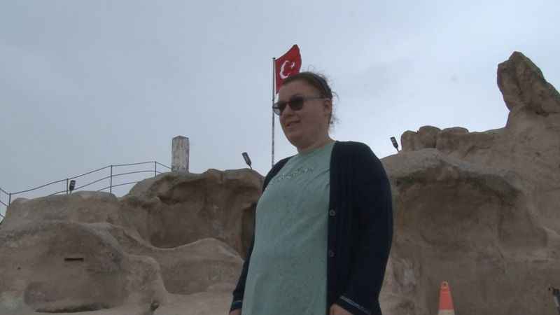 Görme engelli kız, gezdiği Kapadokya’yı anlattı