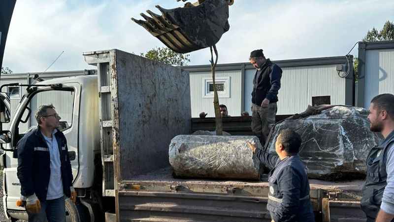 Yalova’da 13 tarihi eser yeni yerine nakledildi