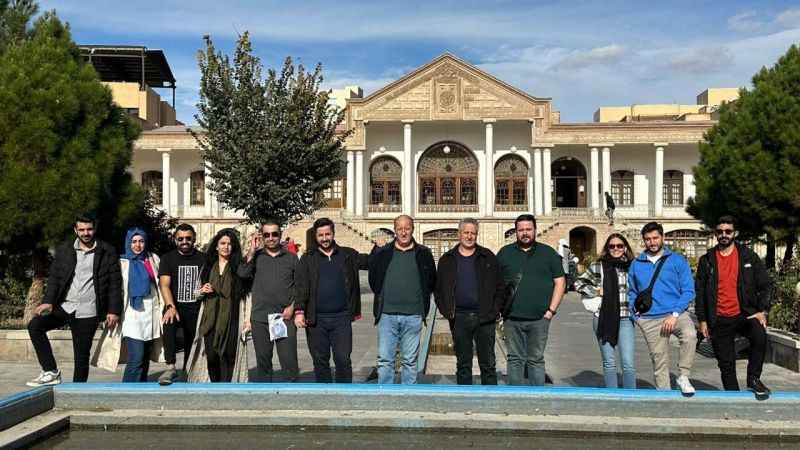 Yüksekovalı grup Tebriz'de tarihi mekanları gezdi