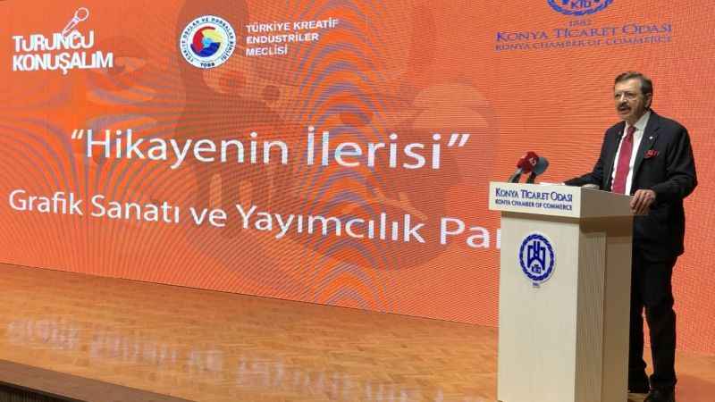 TOBB Başkanı Hisarcıklıoğlu, Konya’da "Turuncu Konuşalım" paneline katıldı