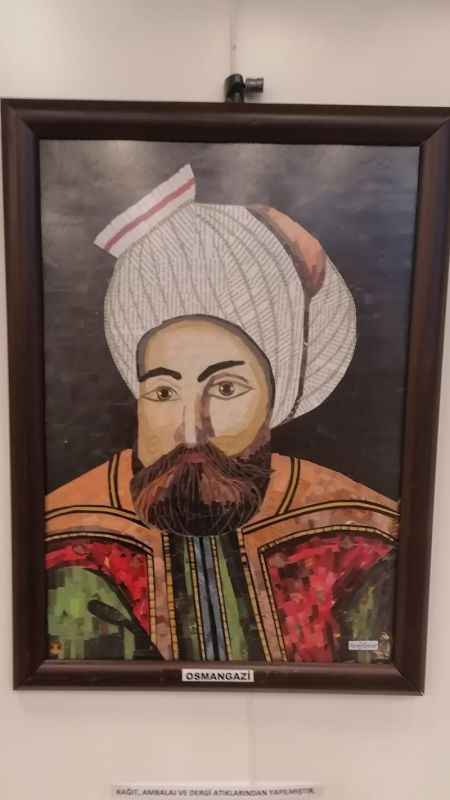 Atıklar sanat eserine dönüştürüldü