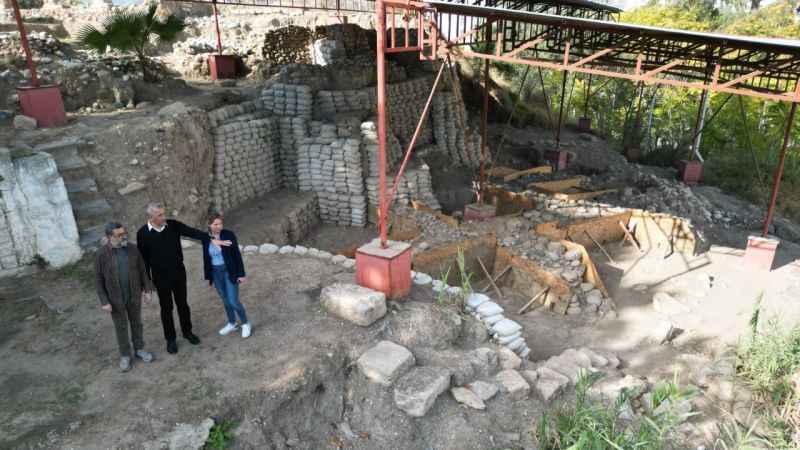 Soli Pompeipolis Antik Kenti'nde kazı çalışmaları devam ediyor