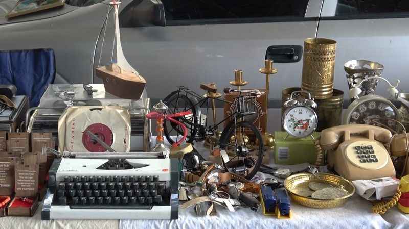 Kütahya'daki antika pazarı nostalji yaşatıyor