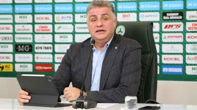 Giresunspor Başkanı Nahid Yamak: "Kulübümüz şuanda borç batağında"
