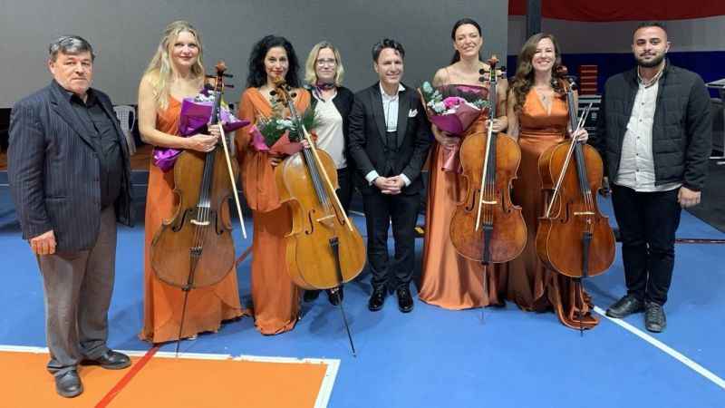 Cello Paradiso grubu Gelibolu’da sahne aldı