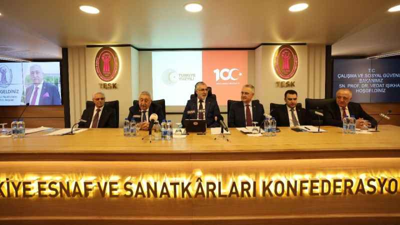 Bakan Işıkhan, TESK istişare toplantısına katıldı