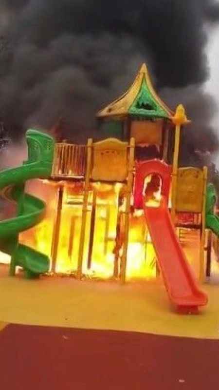 Çocuk parkının yakılmasıyla ilgili 5 PKK/KCK şüphelisi tutuklandı