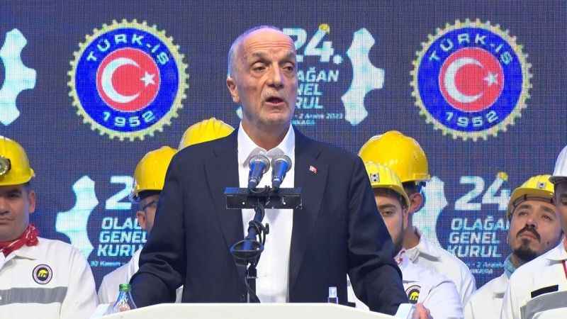 Türk-İş Genel Başkanı Atalay: “8 milyon asgari ücretlinin başlarını aşağı eğme lüksümüz yok"